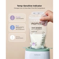 Momcozy TEMP-Sensing Breast Milk Storage Bags 180ml x120