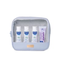Mustela Essential Kit 4 Products for Babies Newborns Travel Sizes Blue