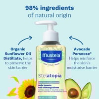 Mustela Stelatopia Anti-Itching Cleansing Oil 500ml (16.9floz)
