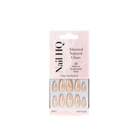 Nail HQ Almond Natural Glaze Nails x24