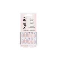 Nail HQ Almond Pink French Glaze Nails x24