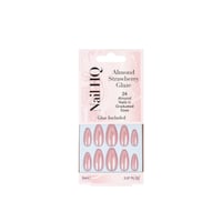Nail HQ Almond Strawberry Glaze Nails x24