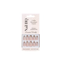 Nail HQ Coffin Moonlight Ombre Nails x24