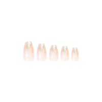 Nail HQ Coffin Moonlight Ombre Nails x24