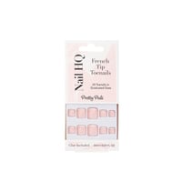 Nail HQ French Tip Toenails x24