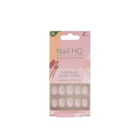 Nail HQ Square Baby Pink Nails x24