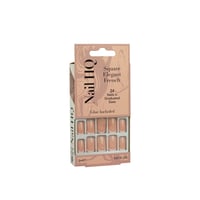 Nail HQ Square Elegant French Tip Nails x24