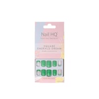 Nail HQ Square Emerald Dream Nails x24