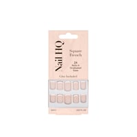 Nail HQ Square French Nails x24