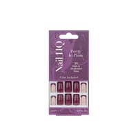Nail HQ Square Pretty in Plum Nails x24