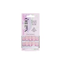 Nail HQ Square Sorbet Swirl Nails x24