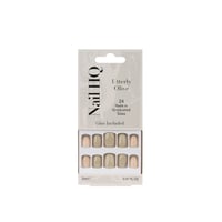 Nail HQ Square Utterly Olive Nails x24