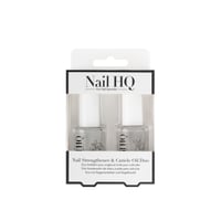 Nail HQ Strengthener & Cuticle Oil Duo 10ml x2 (0.33floz x2)
