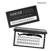Nanolash DIY Eyelash Extensions Stick & Go Pre-Glued Lashes Innocent