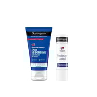 Neutrogena Hand Cream Light Texture 75ml + Lipstick 4.8g
