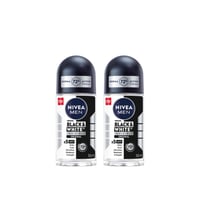 Nivea Men Black & White Original 72h Anti-Perspirant Roll-On 50ml x2