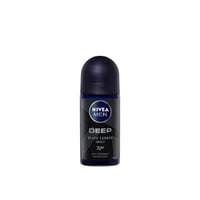 Nivea Men Deep Black Carbon 72h Anti-Perspirant Deodorant Roll-On 50ml