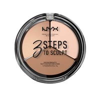 NYX Pro Makeup 3 Steps to Sculpt Face Sculpting Palette Fair