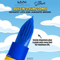 NYX Pro Makeup The Simpsons أداة تصفيف الحواجب والشعر 2 في 1 01 شفاف 7 مل