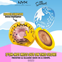 NYX Pro Makeup The Simpsons Homer Simpson Donut Highlighter 01 Light Don't Mind If I Do 7.1g