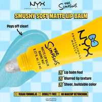 NYX Pro Makeup The Simpsons Matte Lip Balm Peekaboo Blue 8ml