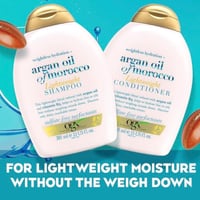 OGX Weightless Hydration + Argan Oil of Morocco Lightweight Conditioner 385ml