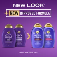 OGX Thick & Full + Biotin & Collagen Shampoo 385ml