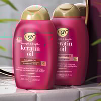 OGX Strength & Length + Keratin Oil Shampoo 385ml