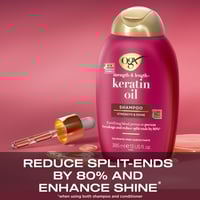 OGX Strength & Length + Keratin Oil Shampoo 385ml