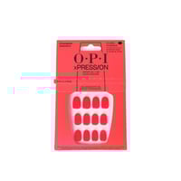 OPI xPress/On Iconic Shades Instant Gel-Like Press-On Nails Short Strawberry Margarita x30