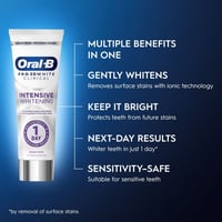 Oral-B Pro-3D White Clinical Intensive Whitening Toothpaste 75ml