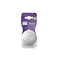 Philips Avent Natural Response Baby Bottle Silicone Nipple Flow 4 3m+ x2
