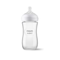 Philips Avent Natural Response Pure Glass Baby Bottle 1m+ 240ml (8.0 oz)