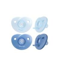 Philips Avent Soothie Silicone Pacifier 0-6m Blue x2