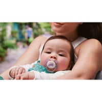 Philips Avent Ultra Soft Nighttime Pacifier 6-18m Girl x2