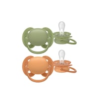 Philips Avent Ultra Soft Pacifier 18m+ Green/Orange x2