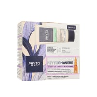 Phytophanere Anti-Reactive Hair Loss Treatment 12x5ml + Phyto Volume Volumizing Shampoo 100ml