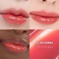 Romand Dewyful Water Tint 01 In Coral 5.0g