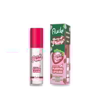 Rude Cosmetics Berry Plump Plumping Lip Gloss Crystal Clear 4ml