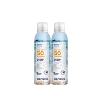 Sensilis Invisible & Light Dry Touch Body Spray SPF50 200ml x2