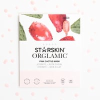 STARSKIN ORGLAMIC™ Pink Cactus Mask x1