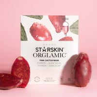 STARSKIN ORGLAMIC™ Pink Cactus Mask x1
