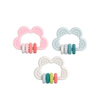Suavinex Cloud Educational Teething Ring +6m x1