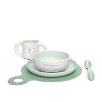 Suavinex Green Toddler Feeding Set +6m