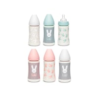 Suavinex Premium Plastic Bottle 3 Position Silicone Nipple +0m 270ml x1 (9.13fl oz)