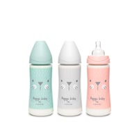 Suavinex Premium Bottle Round Silicone Nipple +4m 360ml x1