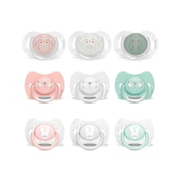 Suavinex Premium Physiological Pacifier Silicone Nipple 0-6m x1