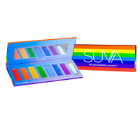 SUVA Beauty We Make Rainbows Jealous Pressed Pigment Palette 11.7g