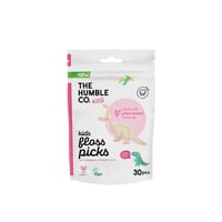 The Humble Co. Kids Floss Picks Strawberry-Infused x30