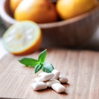 The Humble Co. Natural Chewing Gum Lemon Flavour 19g